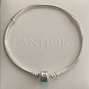 Authentic Pandora Sterling Silver Bracelet